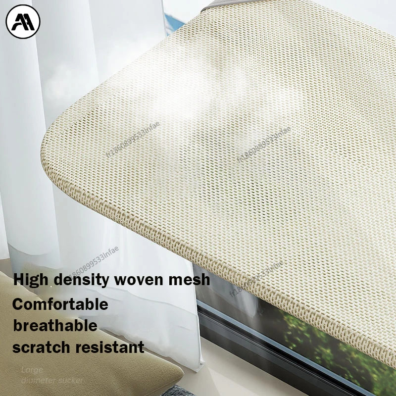 Hamac Pour Chat, Super Ventouse, Balançoire, Sol, Peut Être Retiré Et Lavé, Matelas, Rebord De Fenêtre, Lit Suspendu En Verre, Fournitures Pour Animaux De Compagnie