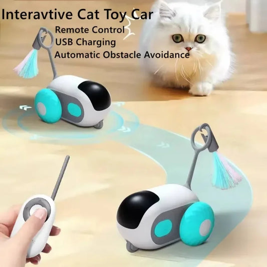 Jouet électrique pour chats avec télécommande jouets interactifs intelligents